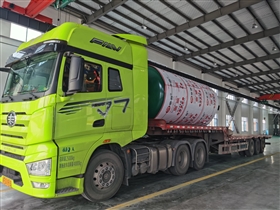 某工程公司的儲(chǔ)氣罐發(fā)貨了 某工程公司的儲(chǔ)氣罐發(fā)貨了