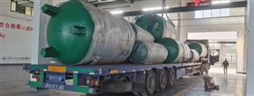 申容儲氣罐發貨現場 申容儲氣罐發貨現場